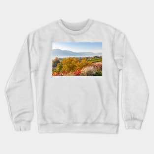 Okanagan Valley Autumn Landscape Crewneck Sweatshirt